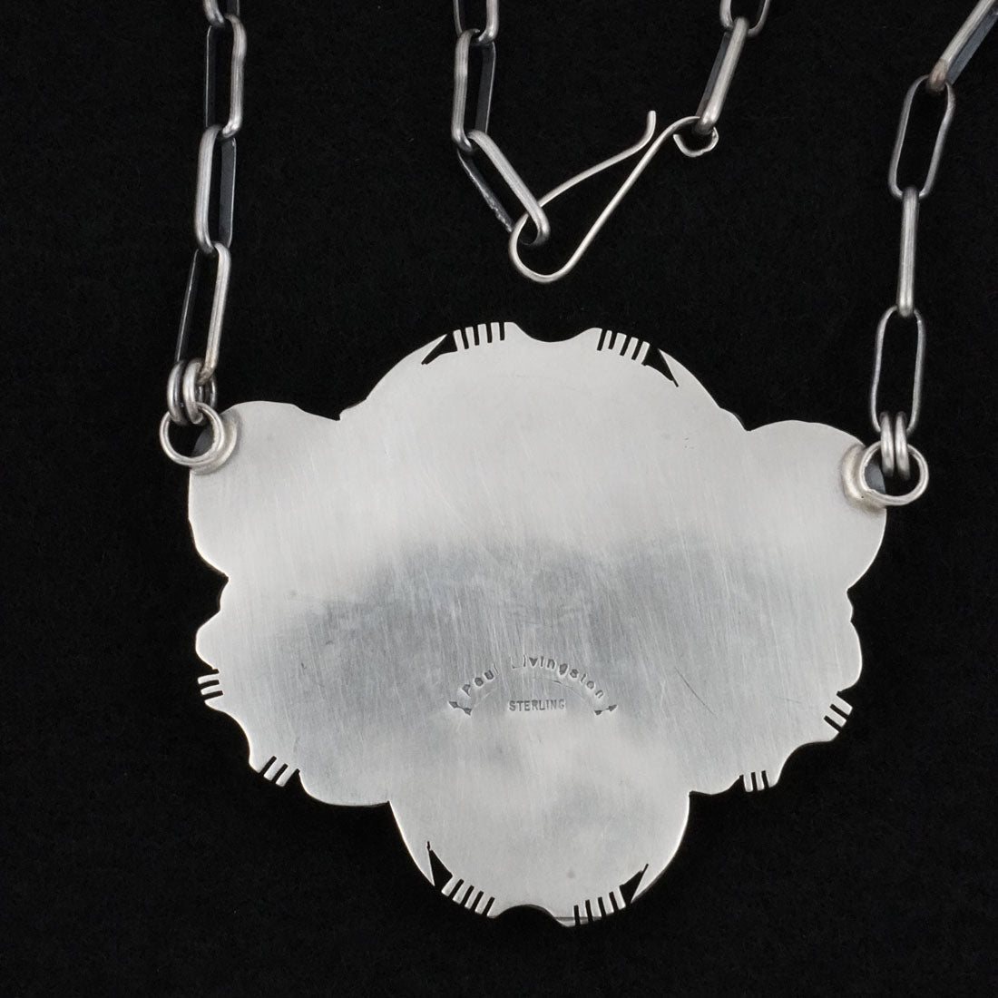 Paul Livingston Turquoise & Sterling Silver Necklace
