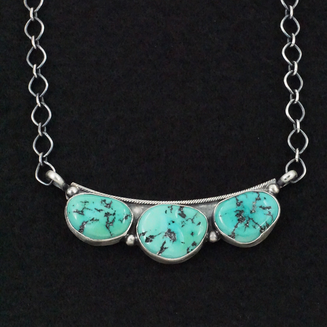 Darrin Livingston Turquoise & Sterling Silver Necklace