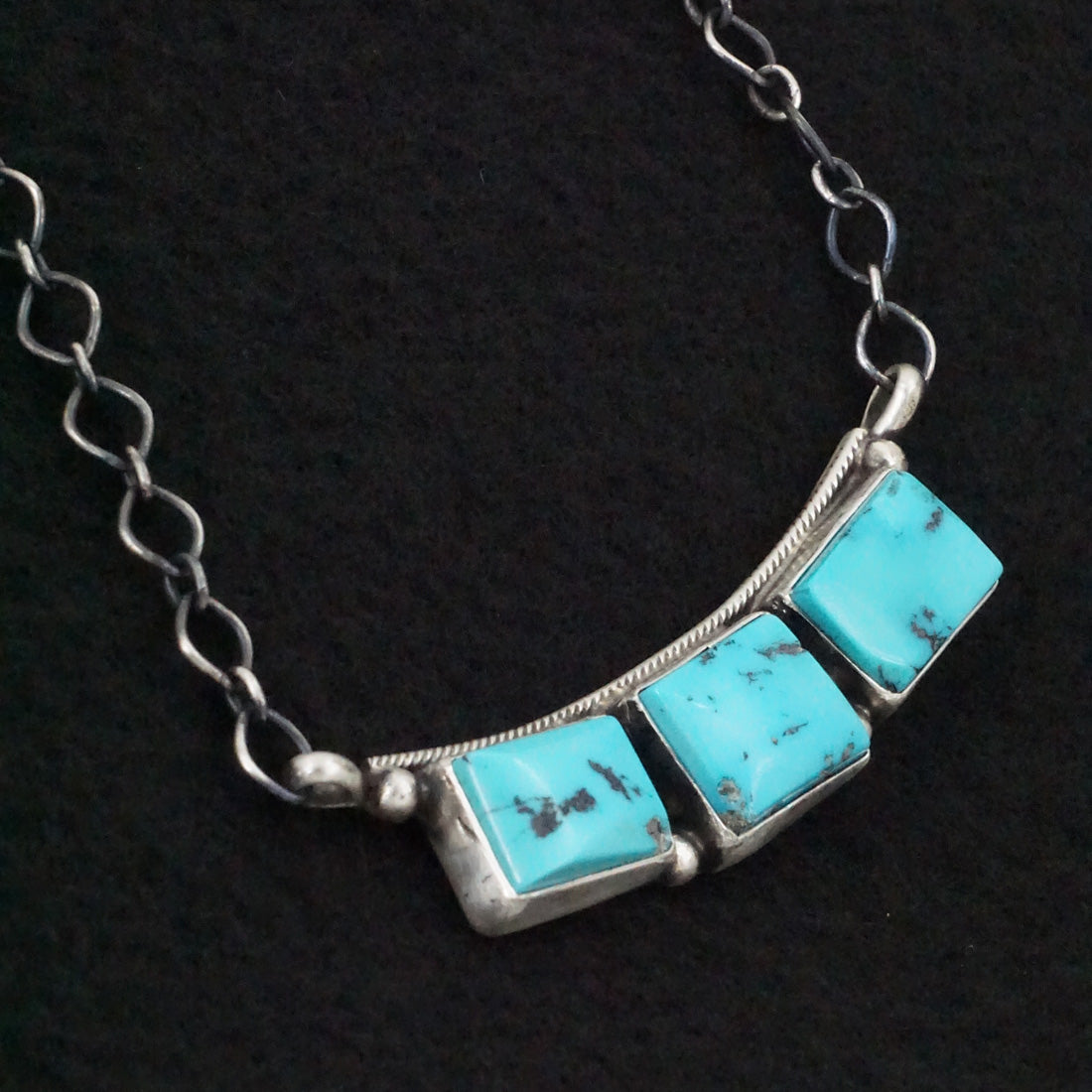 Darrin Livingston Turquoise & Sterling Silver Necklace