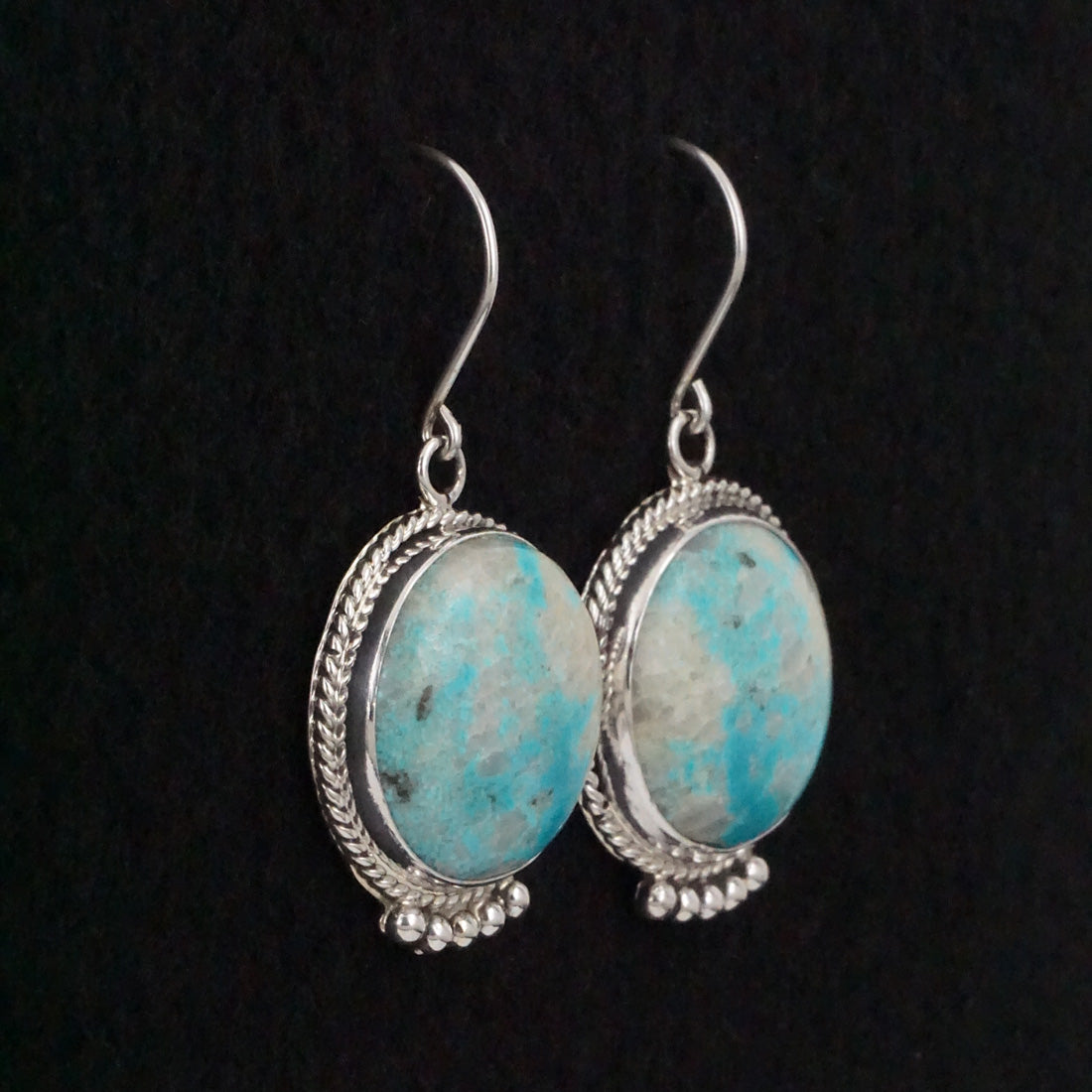 Rena Begay Turquoise & Sterling Silver Earrings