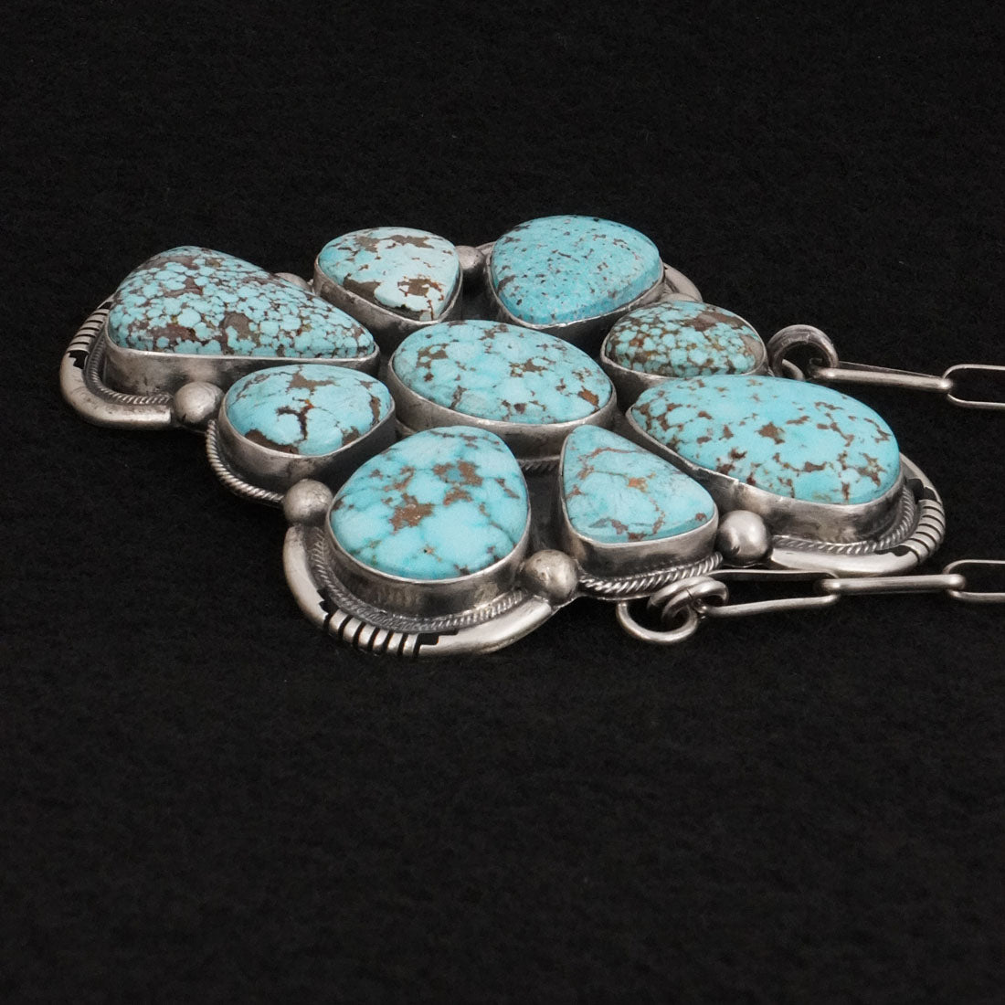 Paul Livingston Turquoise & Sterling Silver Necklace