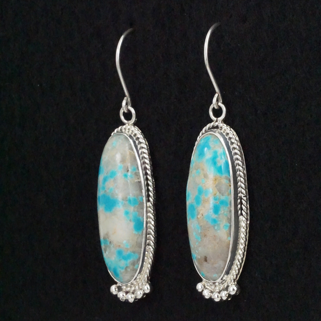 Rena Begay Turquoise & Sterling Silver Earrings