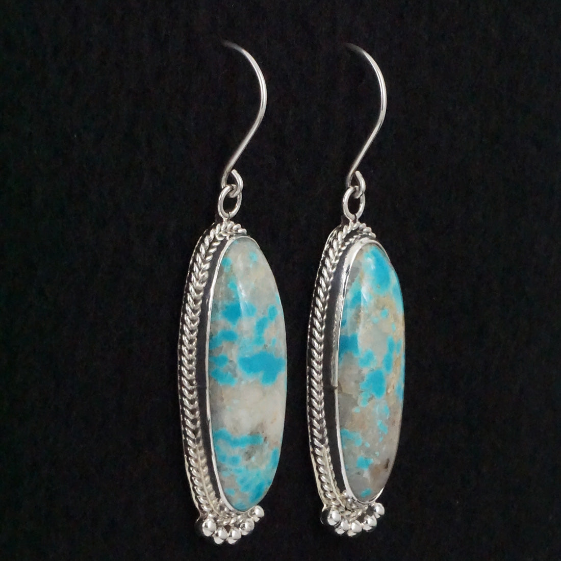 Rena Begay Turquoise & Sterling Silver Earrings