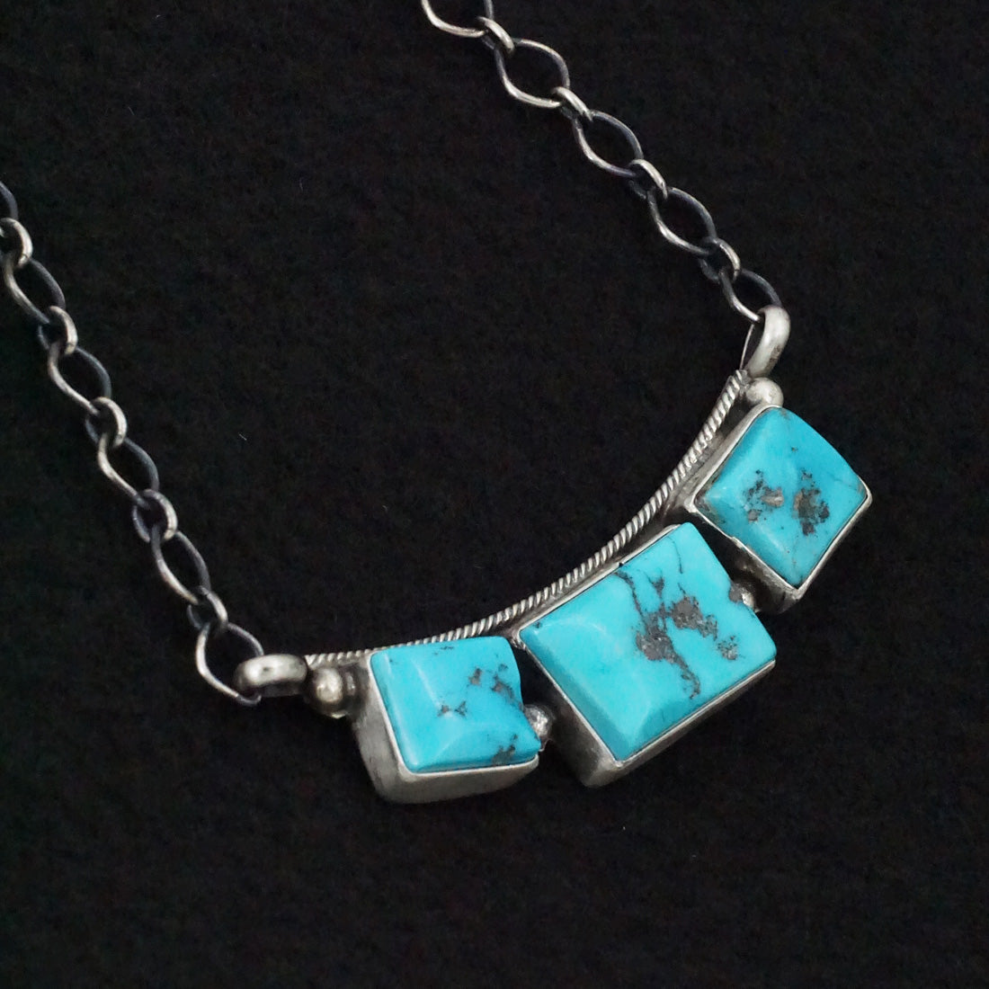 Darrin Livingston Turquoise & Sterling Silver Necklace