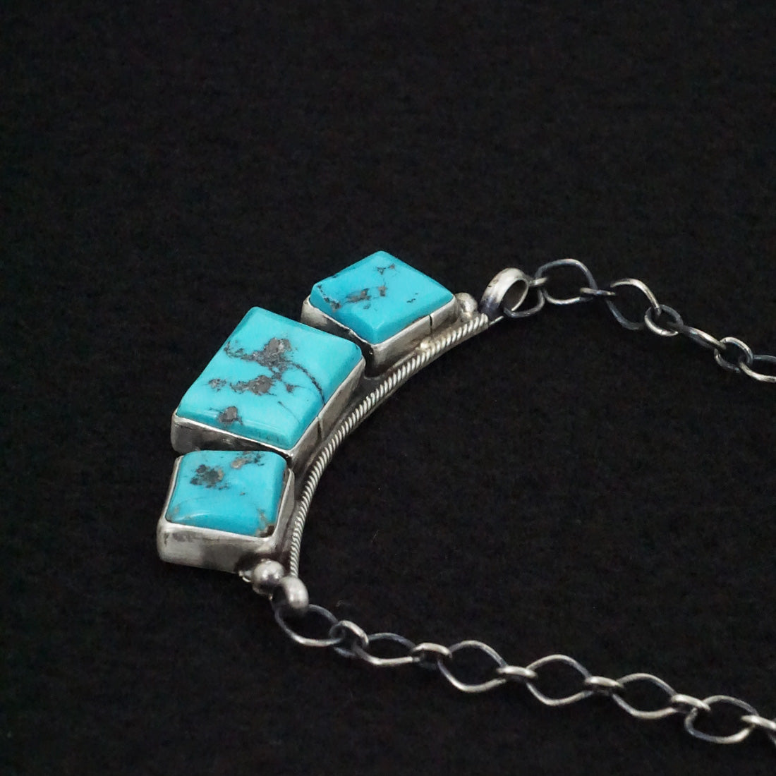 Darrin Livingston Turquoise & Sterling Silver Necklace