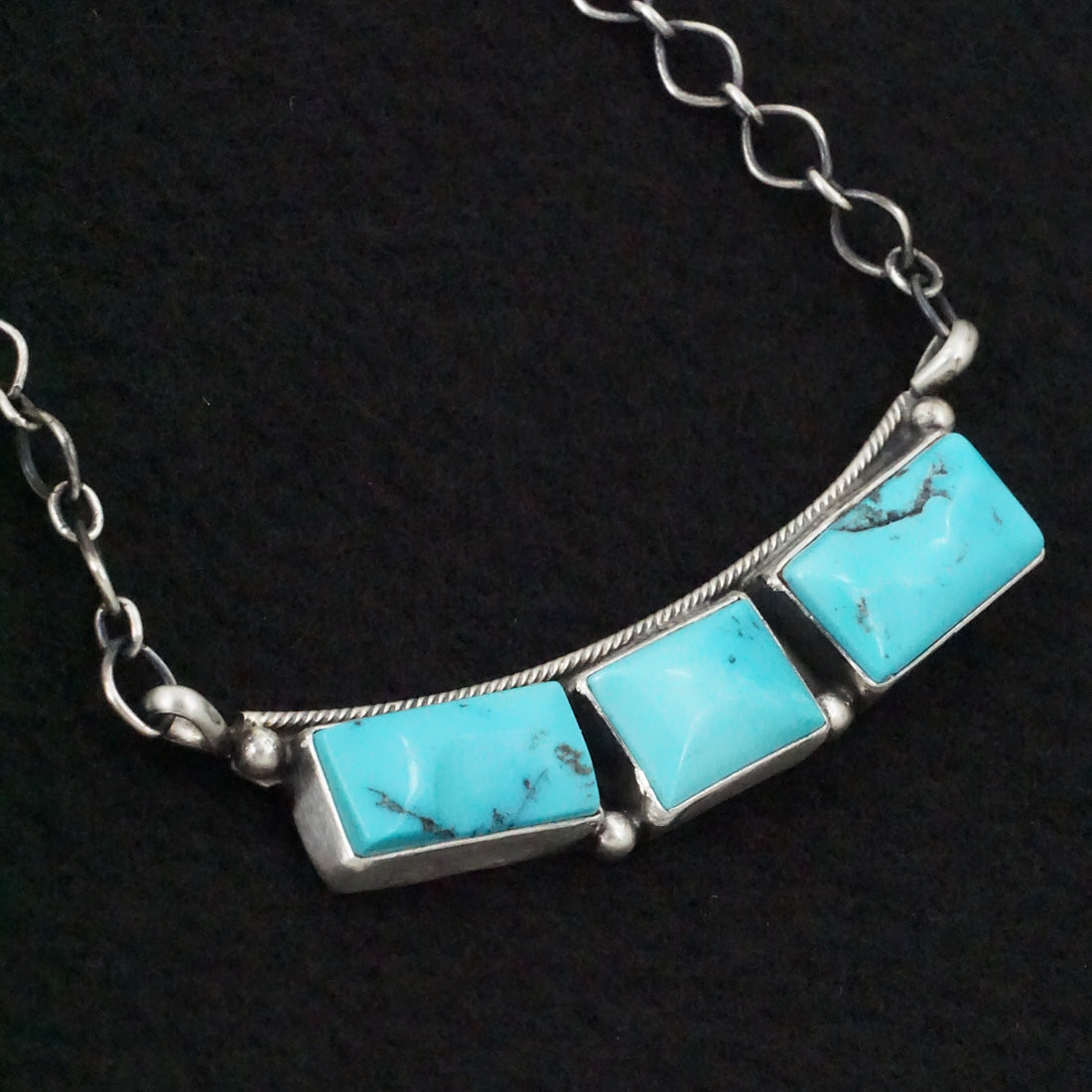 Darrin Livingston Turquoise & Sterling Silver Necklace