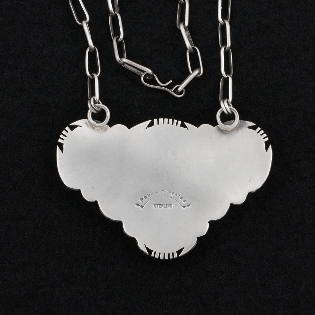 Paul Livingston Turquoise & Sterling Silver Necklace