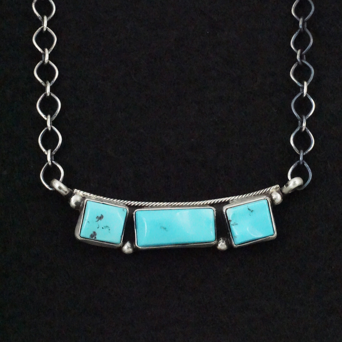 Darrin Livingston Turquoise & Sterling Silver Necklace