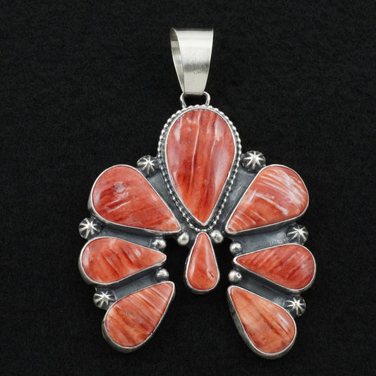 Bobby Johnson Spiny Oyster & Sterling Silver Pendant