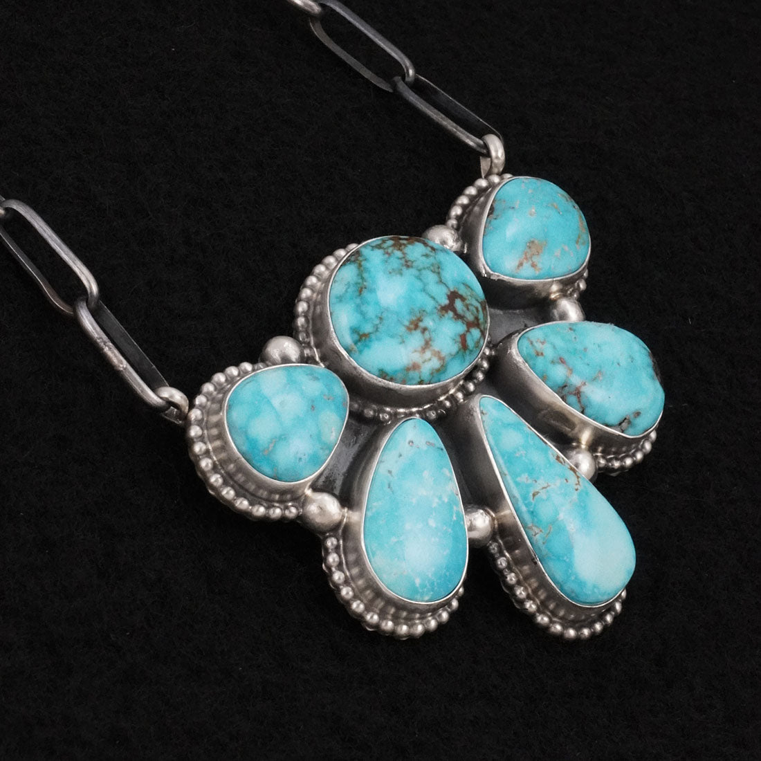 Darrin Livingston Turquoise & Sterling Silver Necklace