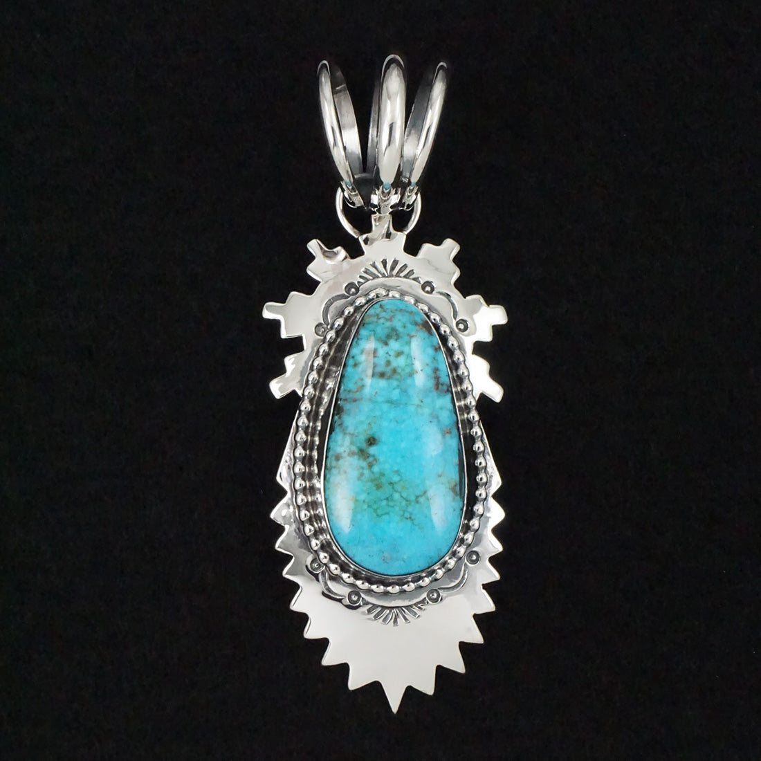 Randy Billy Turquoise & Sterling Silver Pendant