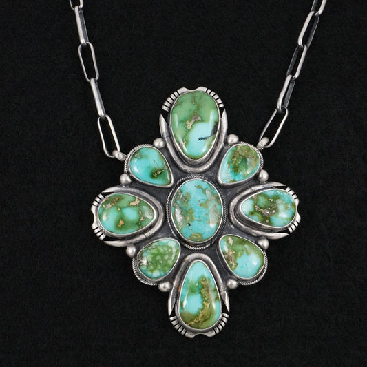 Paul Livingston Turquoise & Sterling Silver Necklace