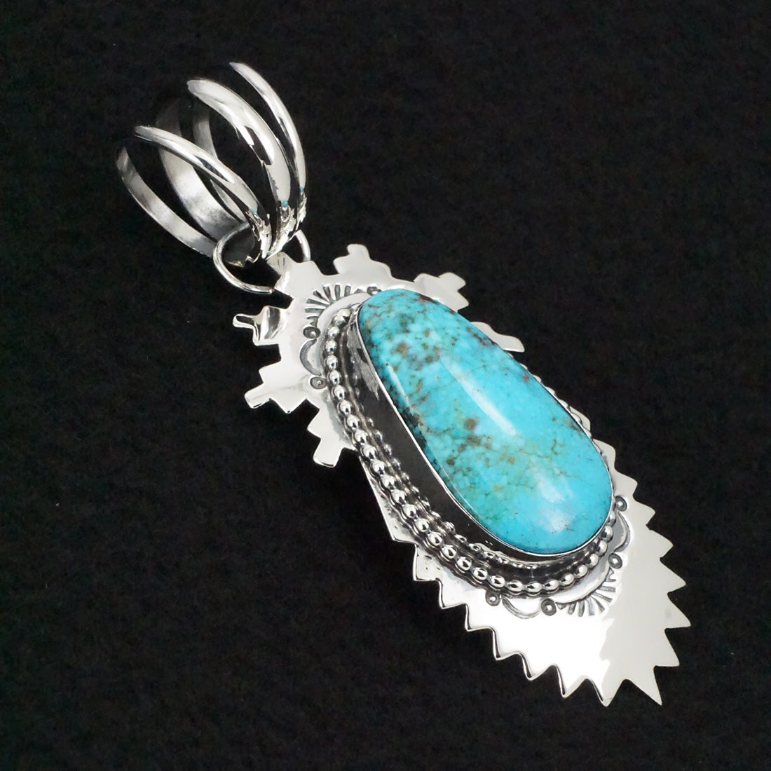 Randy Billy Turquoise & Sterling Silver Pendant