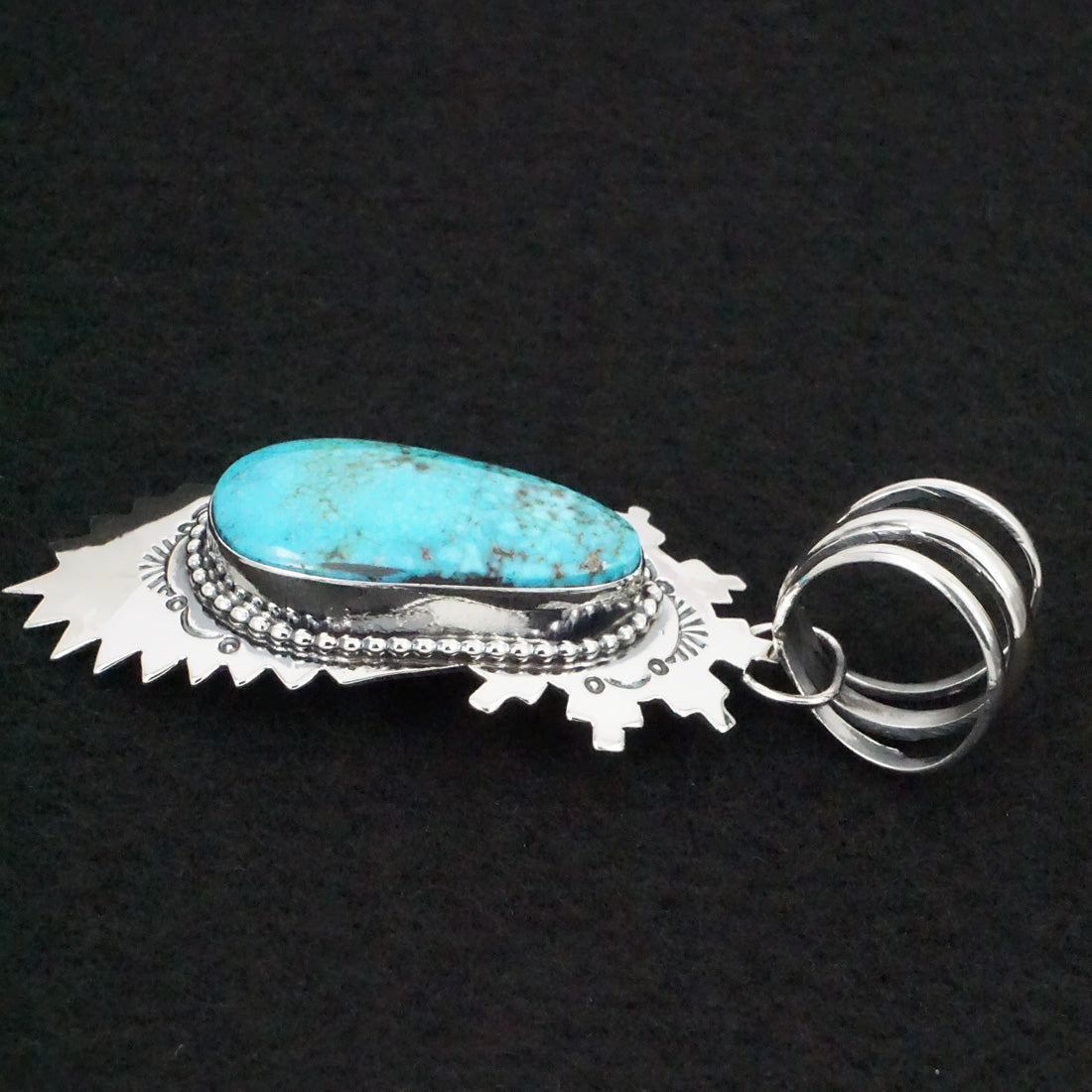 Randy Billy Turquoise & Sterling Silver Pendant