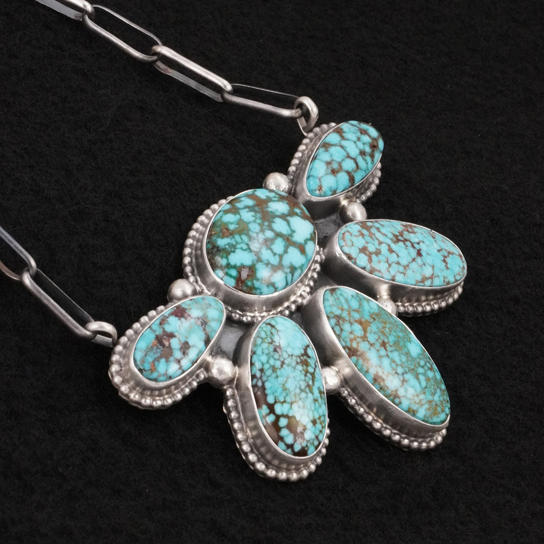 Darrin Livingston Turquoise & Sterling Silver Necklace