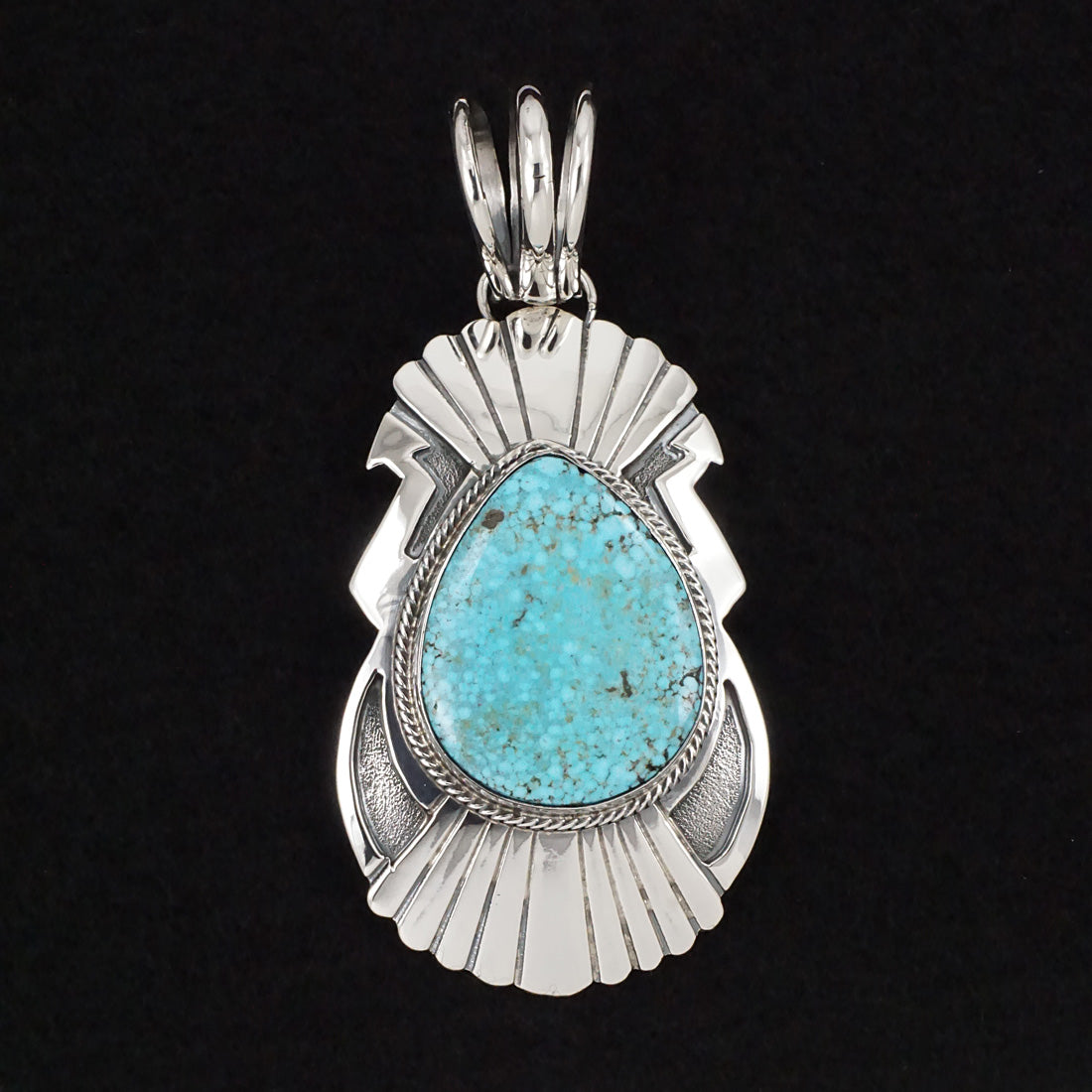 Randy Billy Turquoise & Sterling Silver Pendant