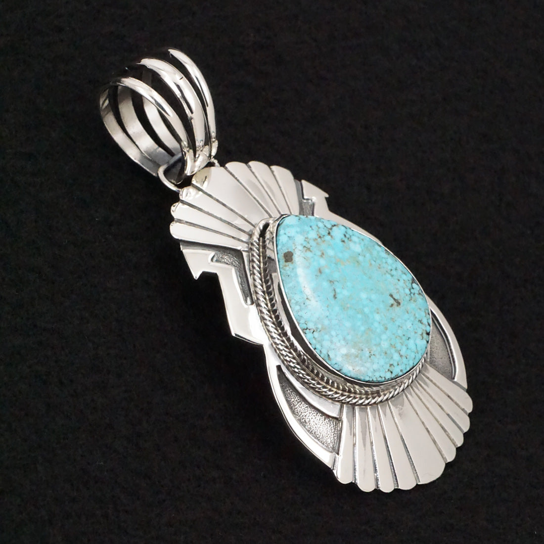 Randy Billy Turquoise & Sterling Silver Pendant