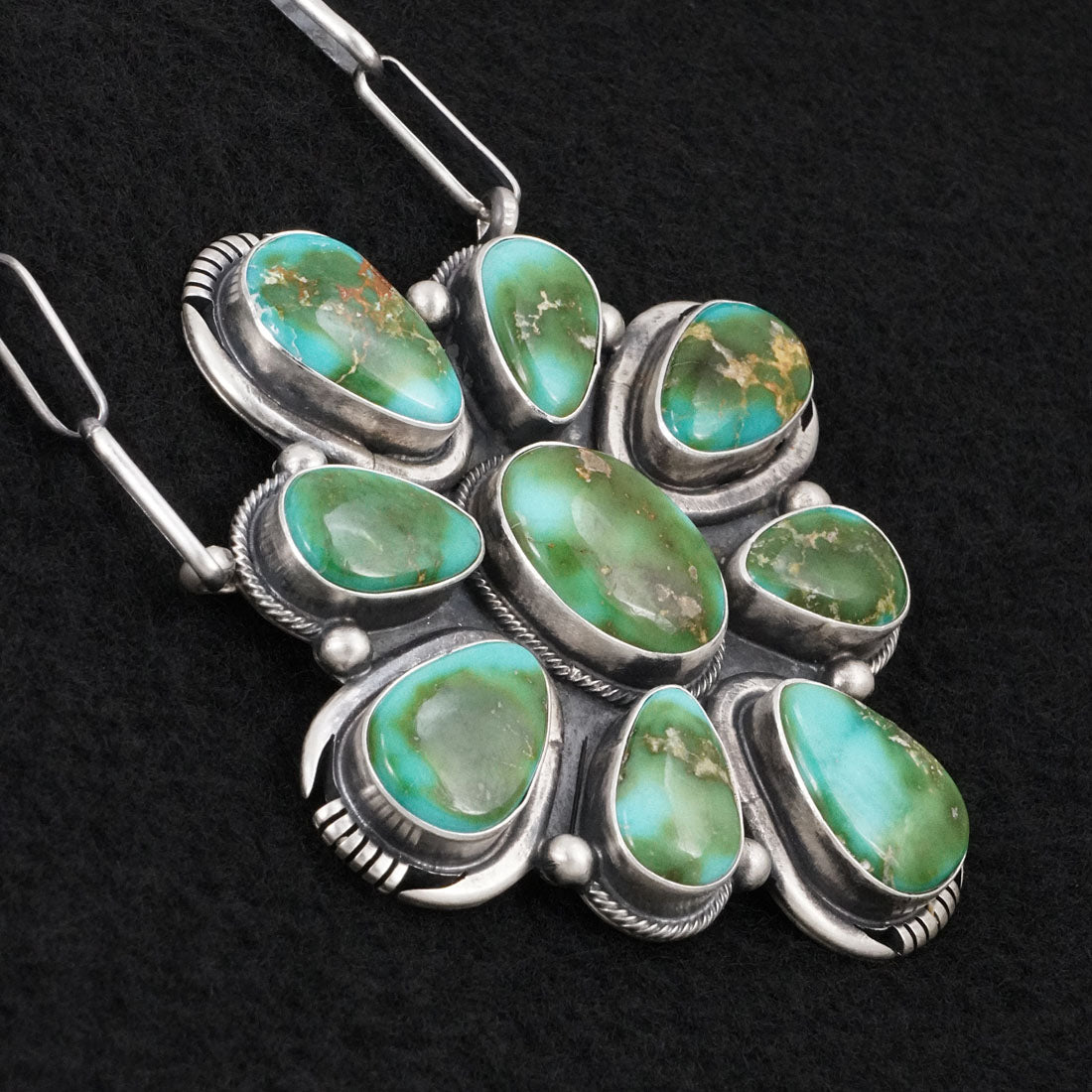 Paul Livingston Turquoise & Sterling Silver Necklace