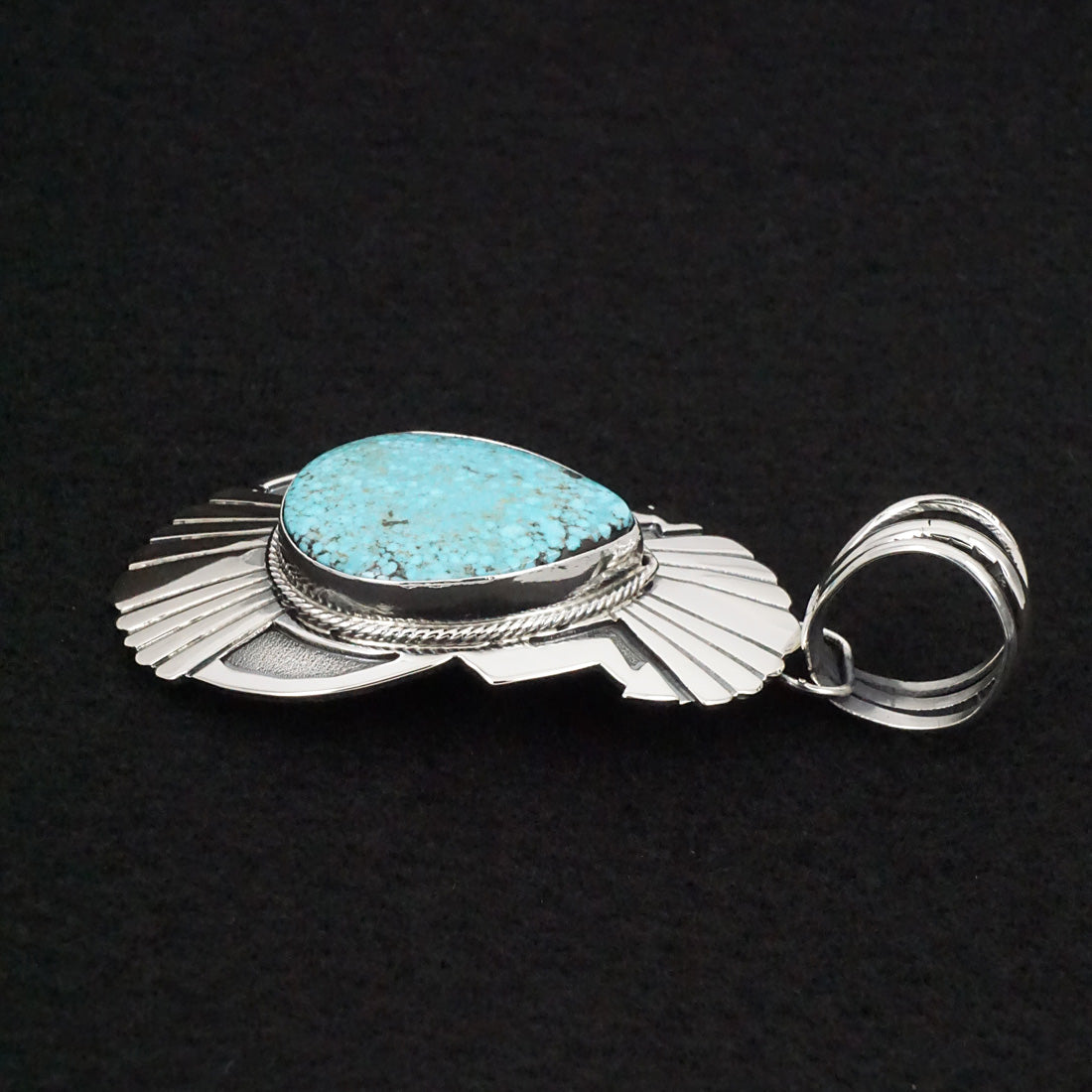 Randy Billy Turquoise & Sterling Silver Pendant