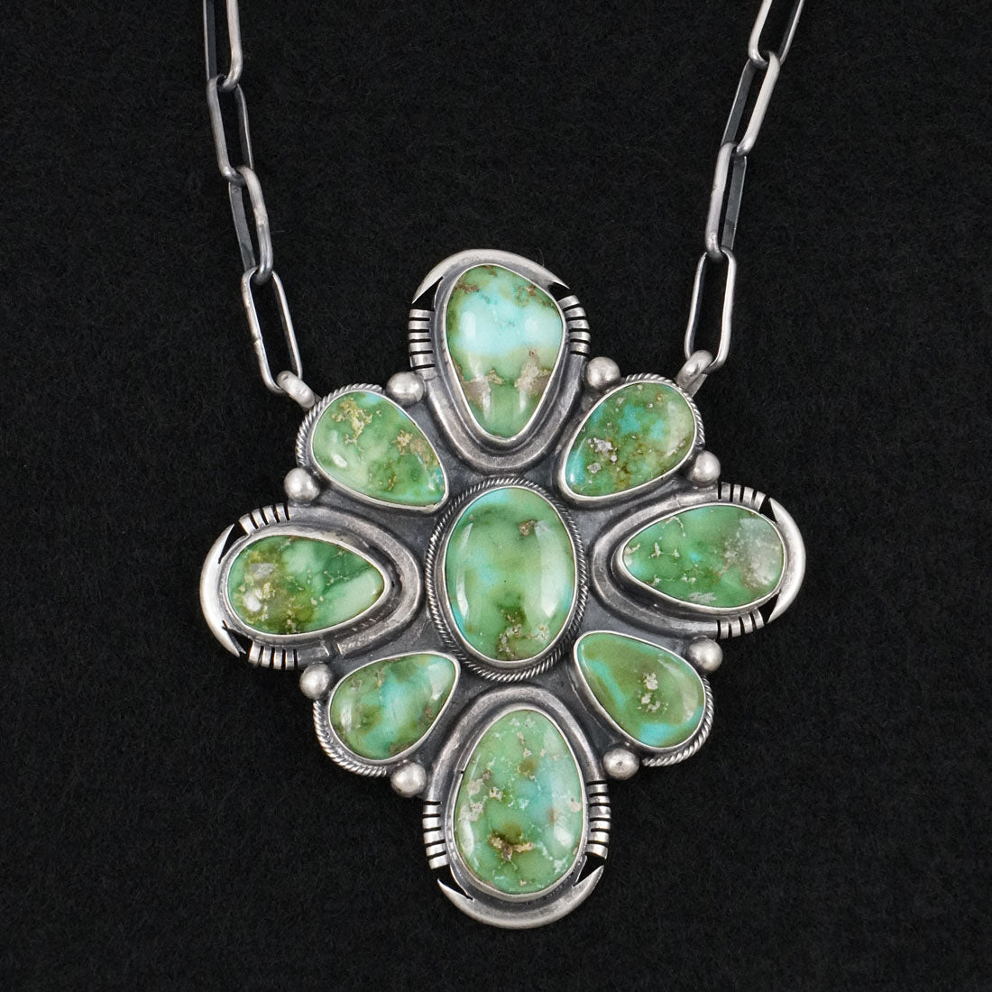 Paul Livingston Turquoise & Sterling Silver Necklace
