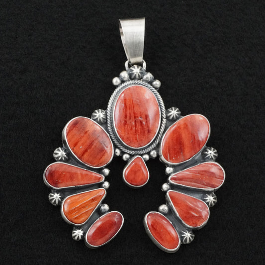Bobby Johnson Spiny Oyster & Sterling Silver Pendant
