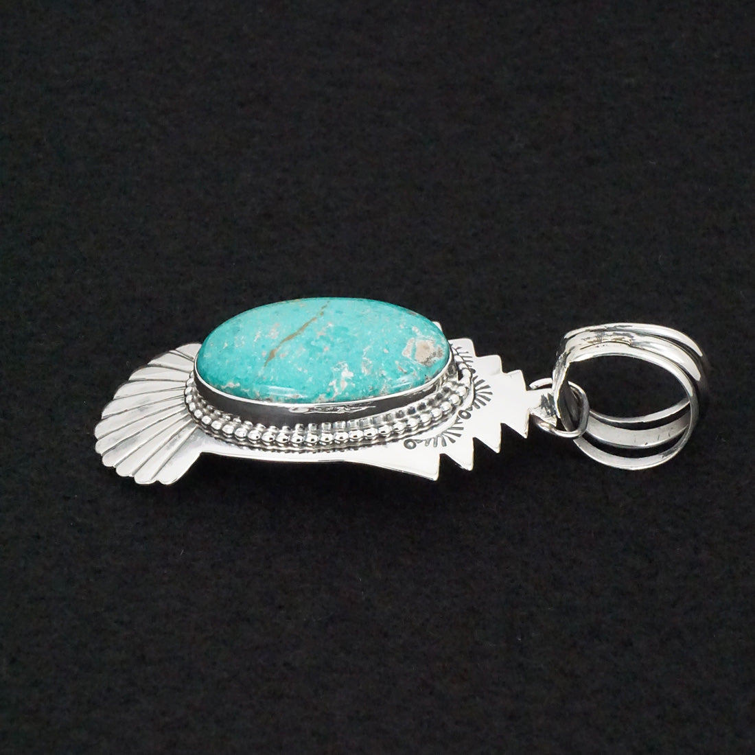 Randy Billy Turquoise & Sterling Silver Pendant