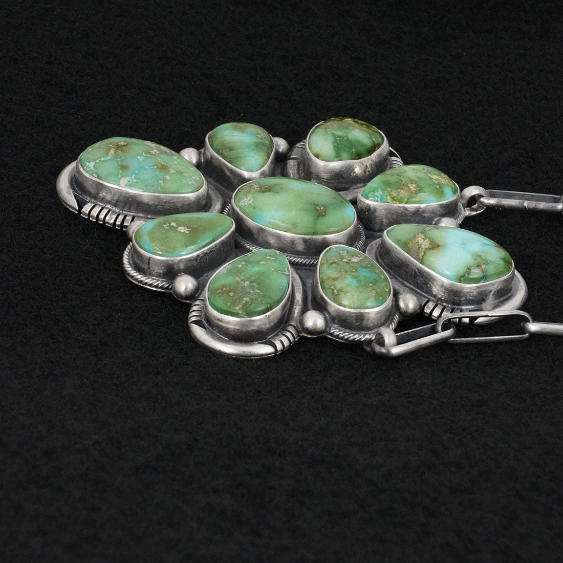 Paul Livingston Turquoise & Sterling Silver Necklace