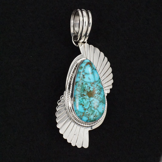 Randy Billy Turquoise & Sterling Silver Pendant