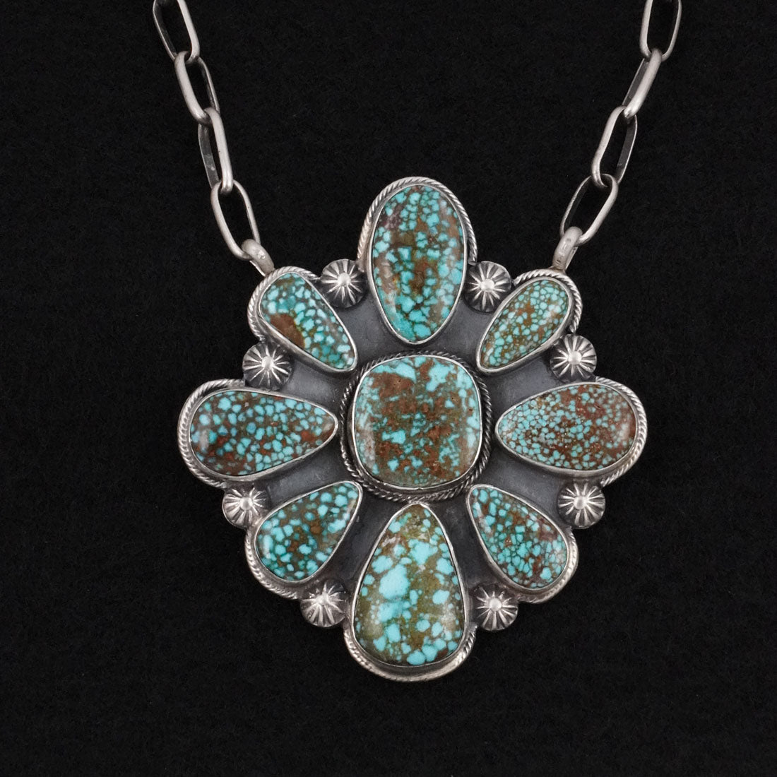 Randy Billy Turquoise & Sterling Silver Necklace