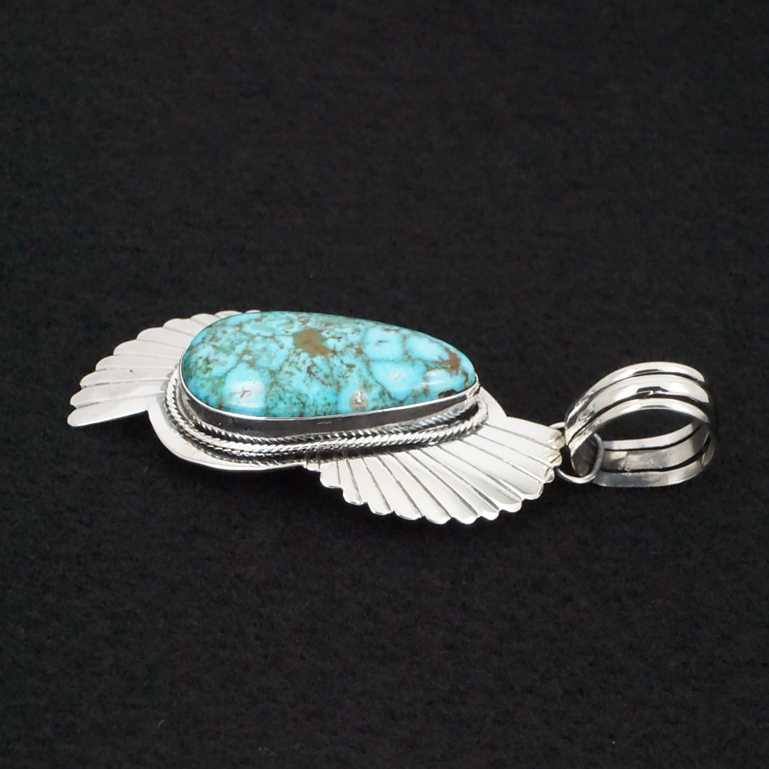 Randy Billy Turquoise & Sterling Silver Pendant