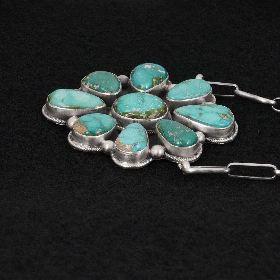 Paul Livingston Turquoise & Sterling Silver Necklace