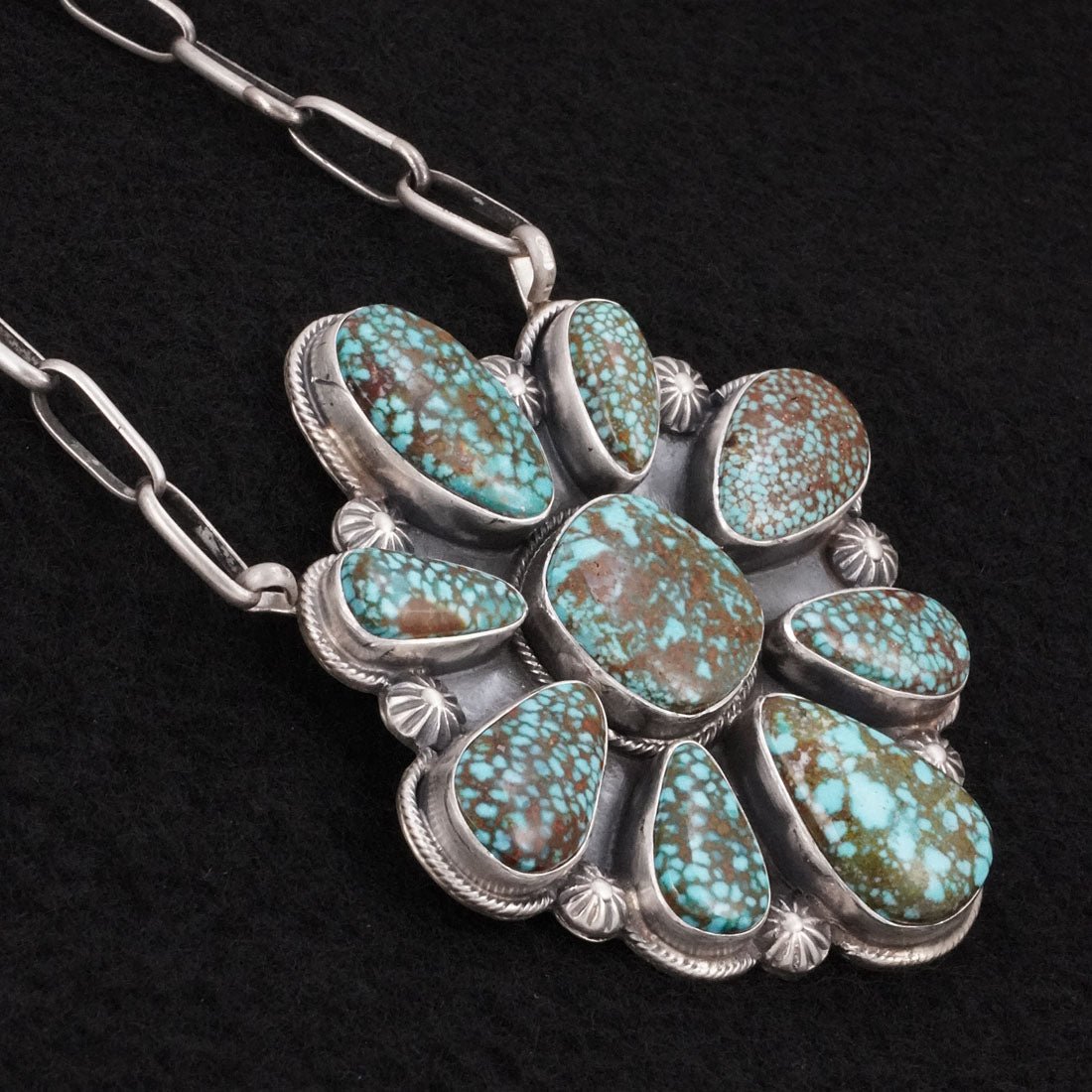 Randy Billy Turquoise & Sterling Silver Necklace