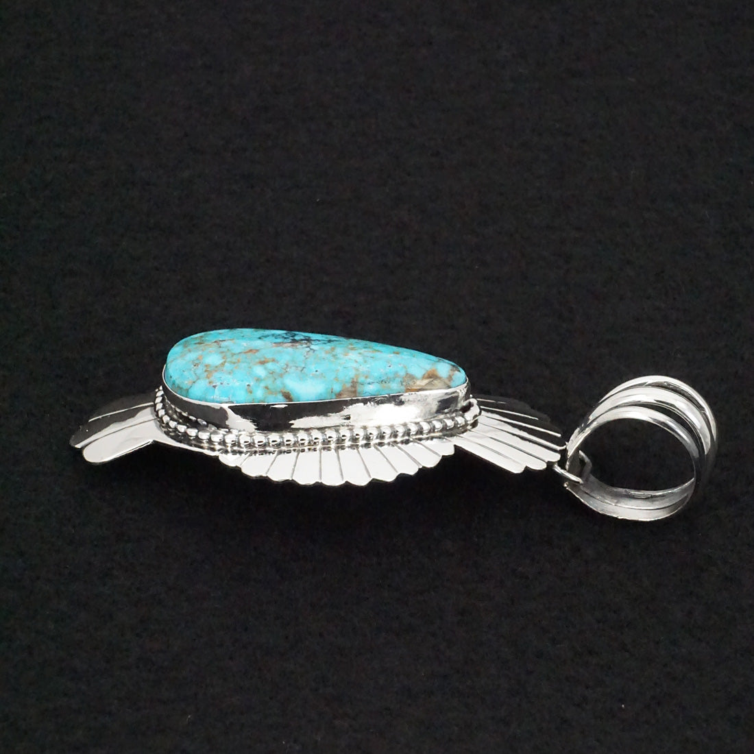 Randy Billy Turquoise & Sterling Silver Pendant