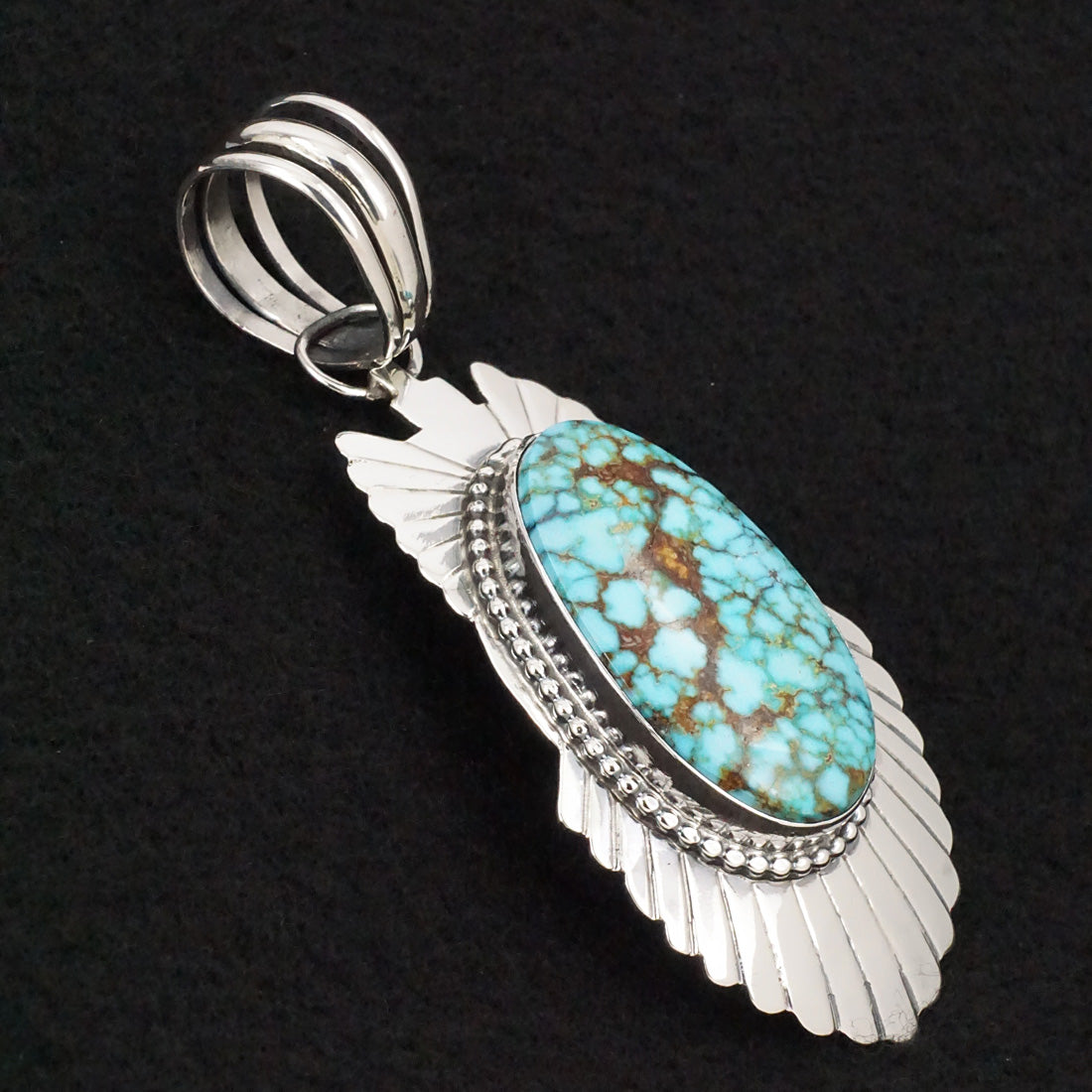 Randy Billy Turquoise & Sterling Silver Pendant