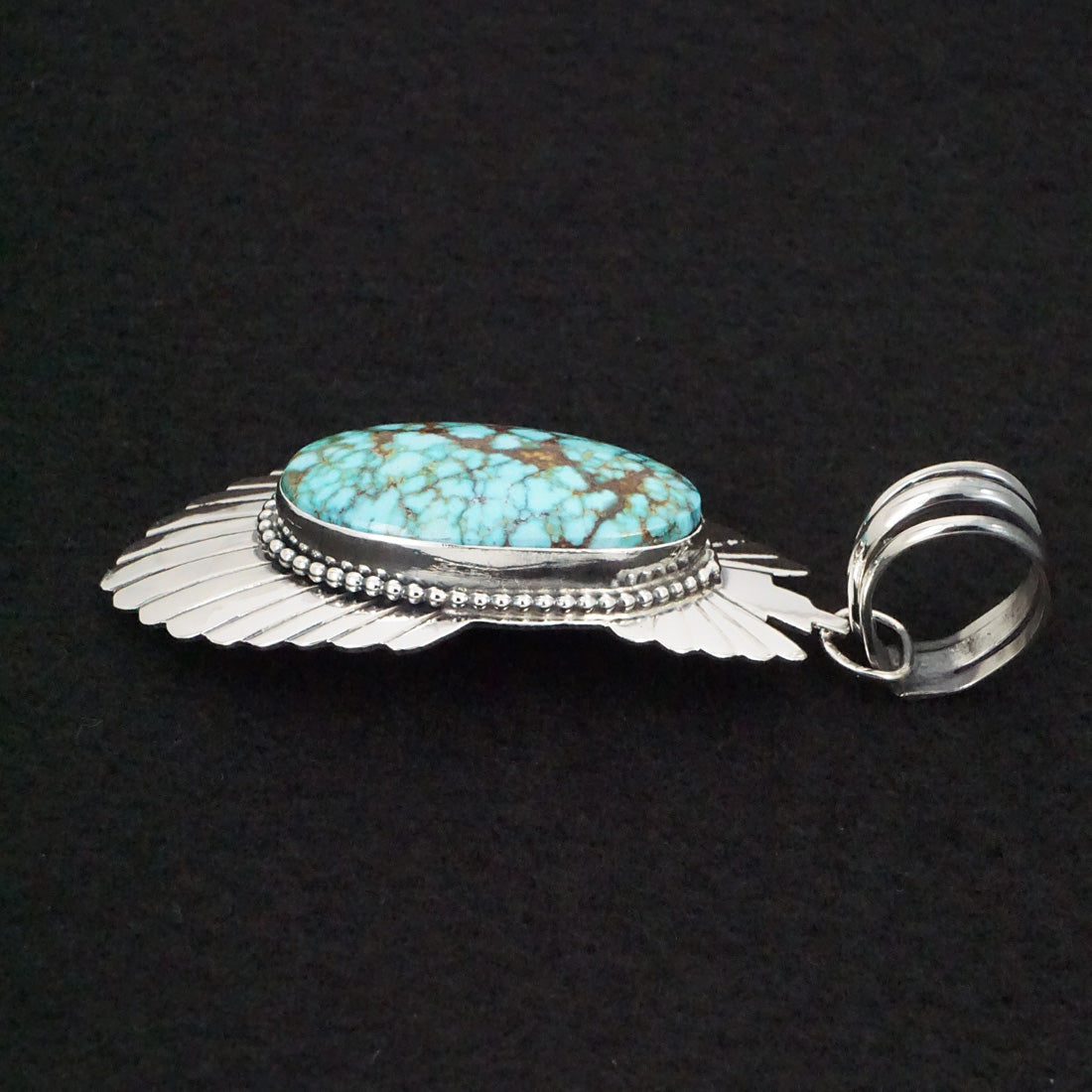 Randy Billy Turquoise & Sterling Silver Pendant