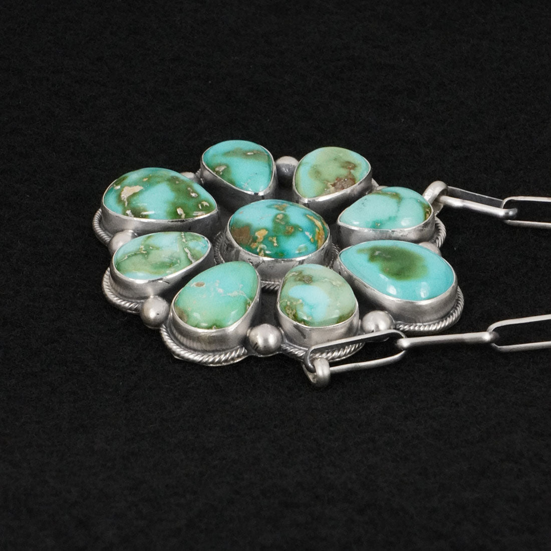 Paul Livingston Turquoise & Sterling Silver Necklace