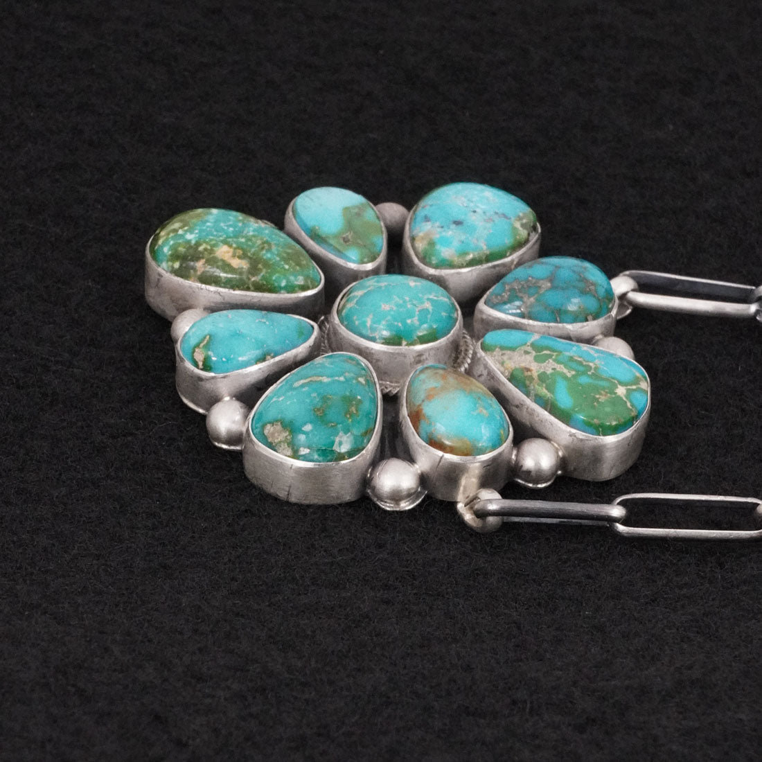 Paul Livingston Turquoise & Sterling Silver Necklace