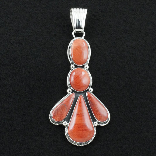 Paul Livingston Spiny Oyster & Sterling Silver Pendant
