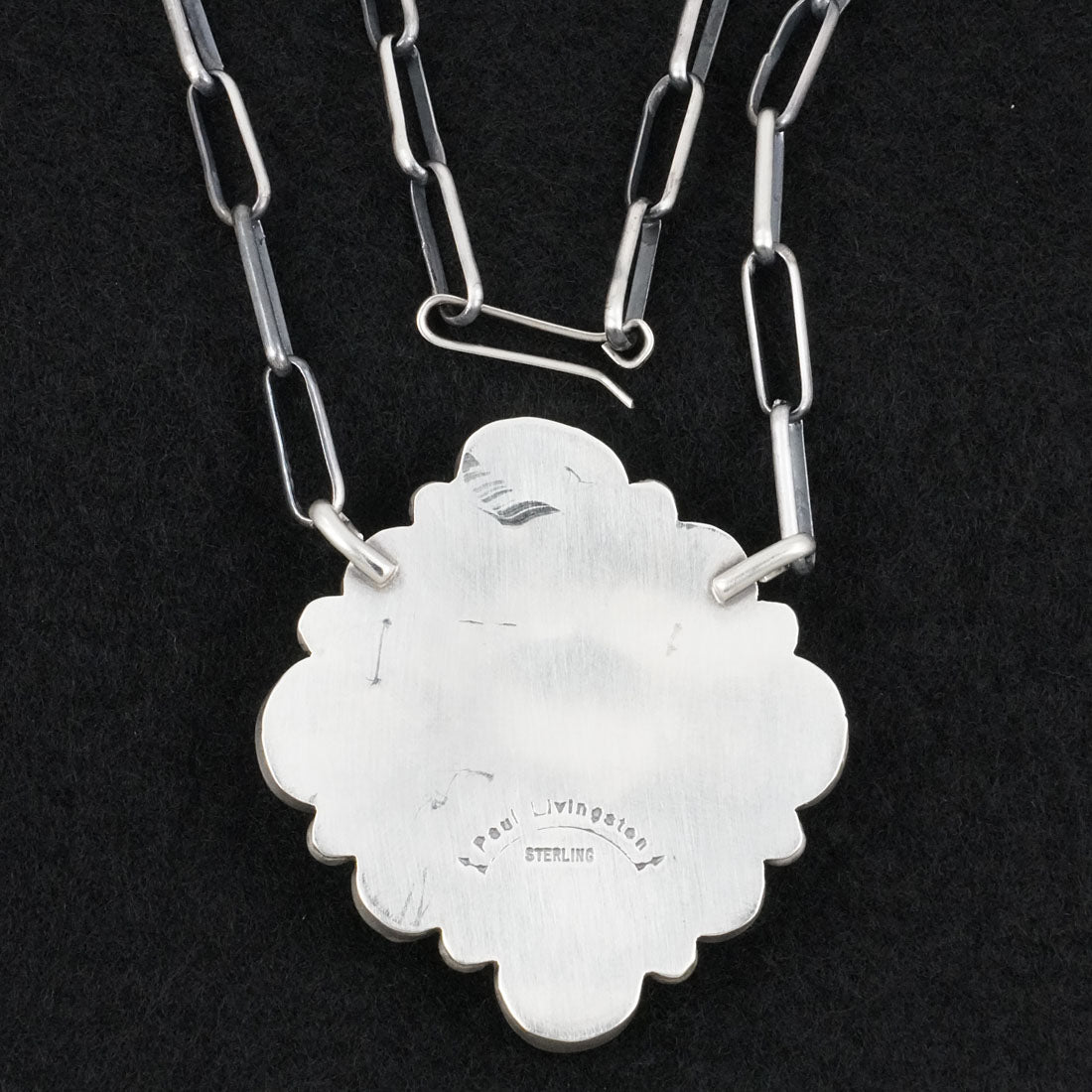 Paul Livingston Turquoise & Sterling Silver Necklace