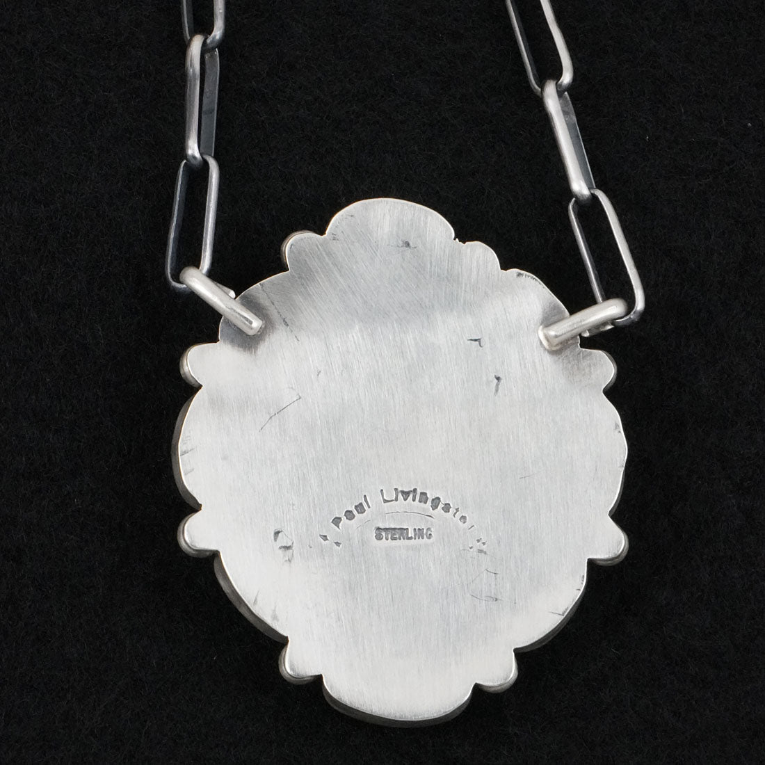 Paul Livingston Turquoise & Sterling Silver Necklace