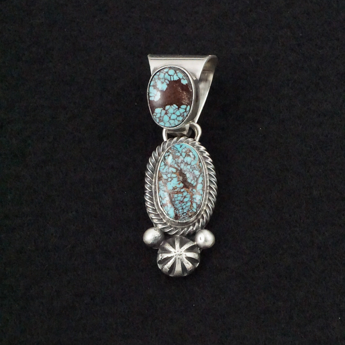 Darrin Livingston Turquoise & Sterling Silver Pendant