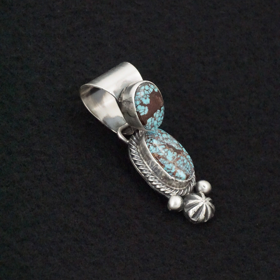 Darrin Livingston Turquoise & Sterling Silver Pendant