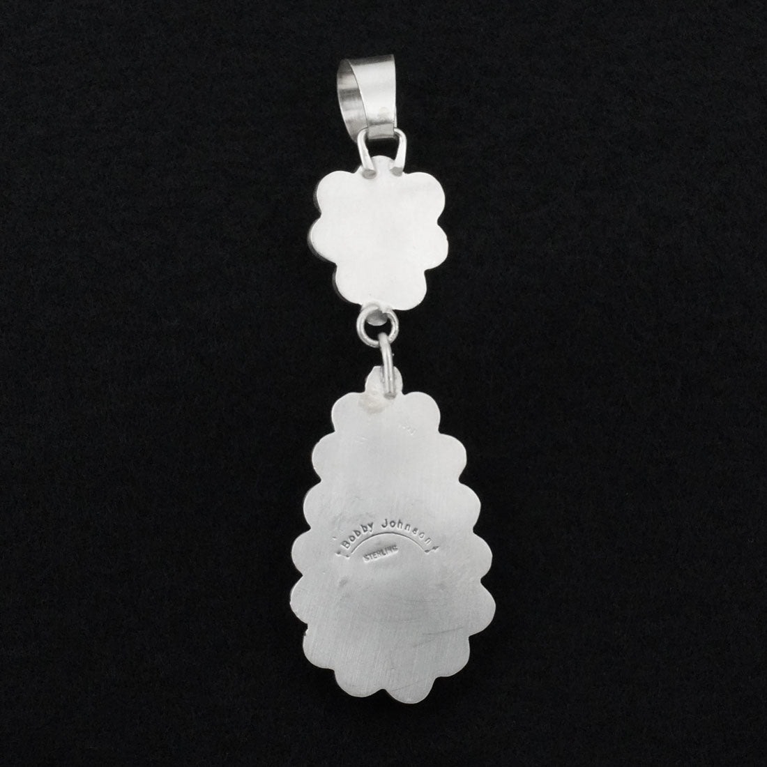 Bobby Johnson Spiny Oyster & Sterling Silver Pendant