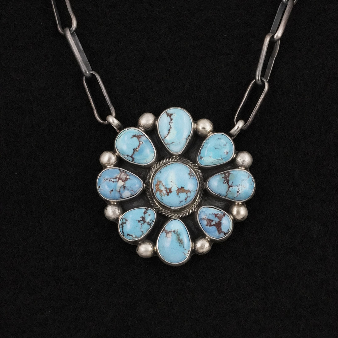 Kathleen Livingston Turquoise & Sterling Silver Necklace