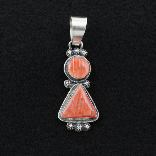 Bobby Johnson Spiny Oyster & Sterling Silver Pendant