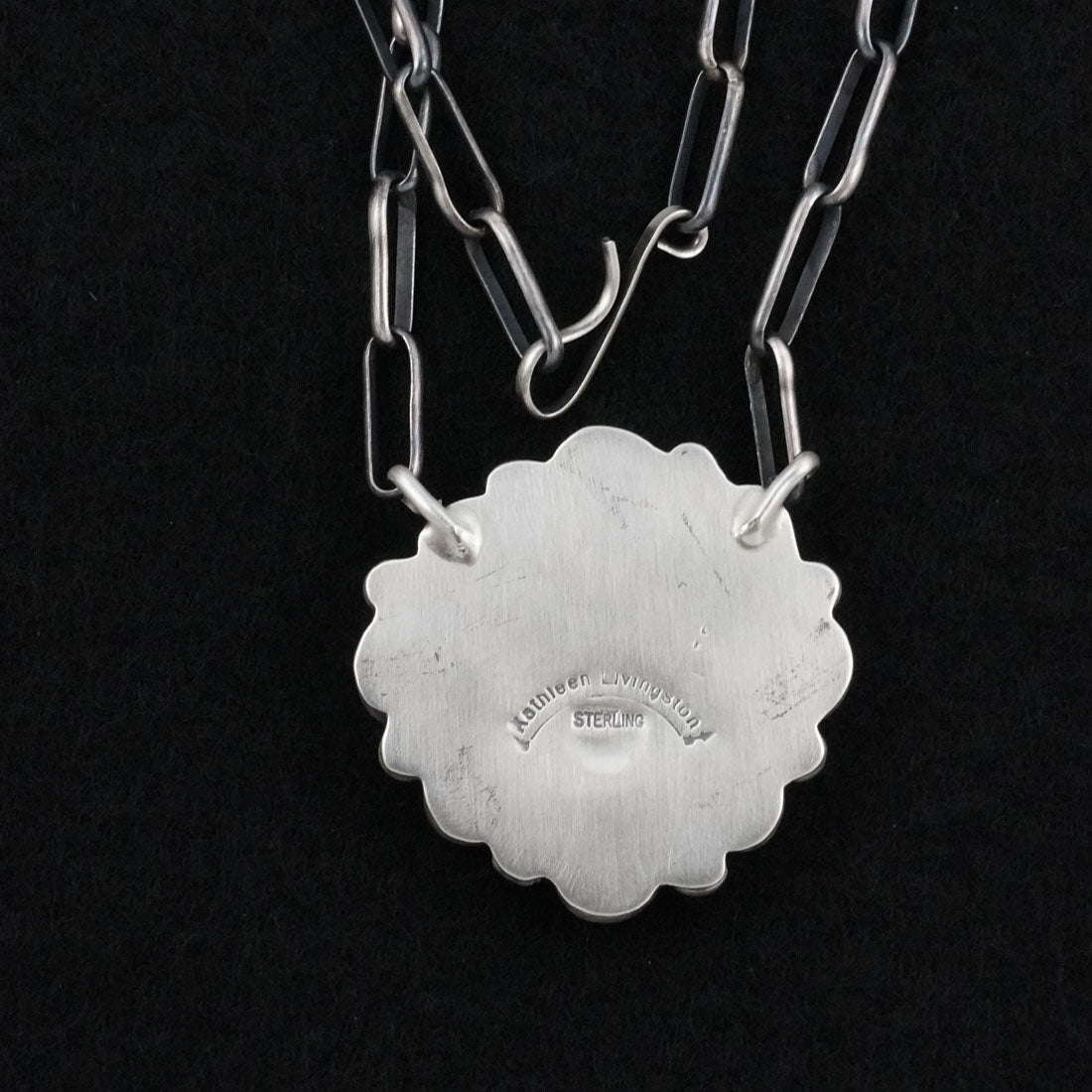 Kathleen Livingston Turquoise & Sterling Silver Necklace