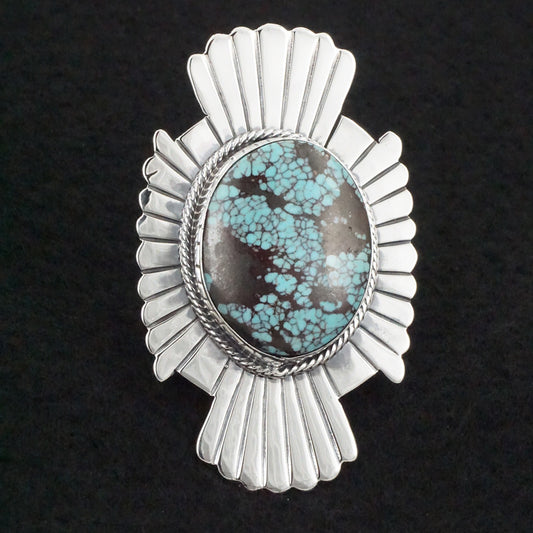 Randy Billy Turquoise & Sterling Silver Ring Size 7