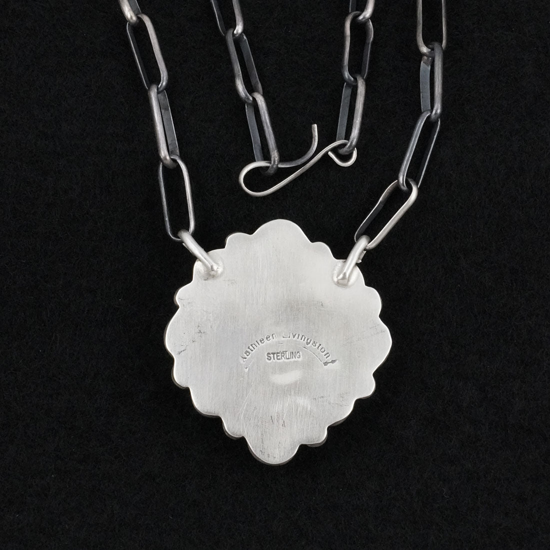 Kathleen Livingston Turquoise & Sterling Silver Necklace