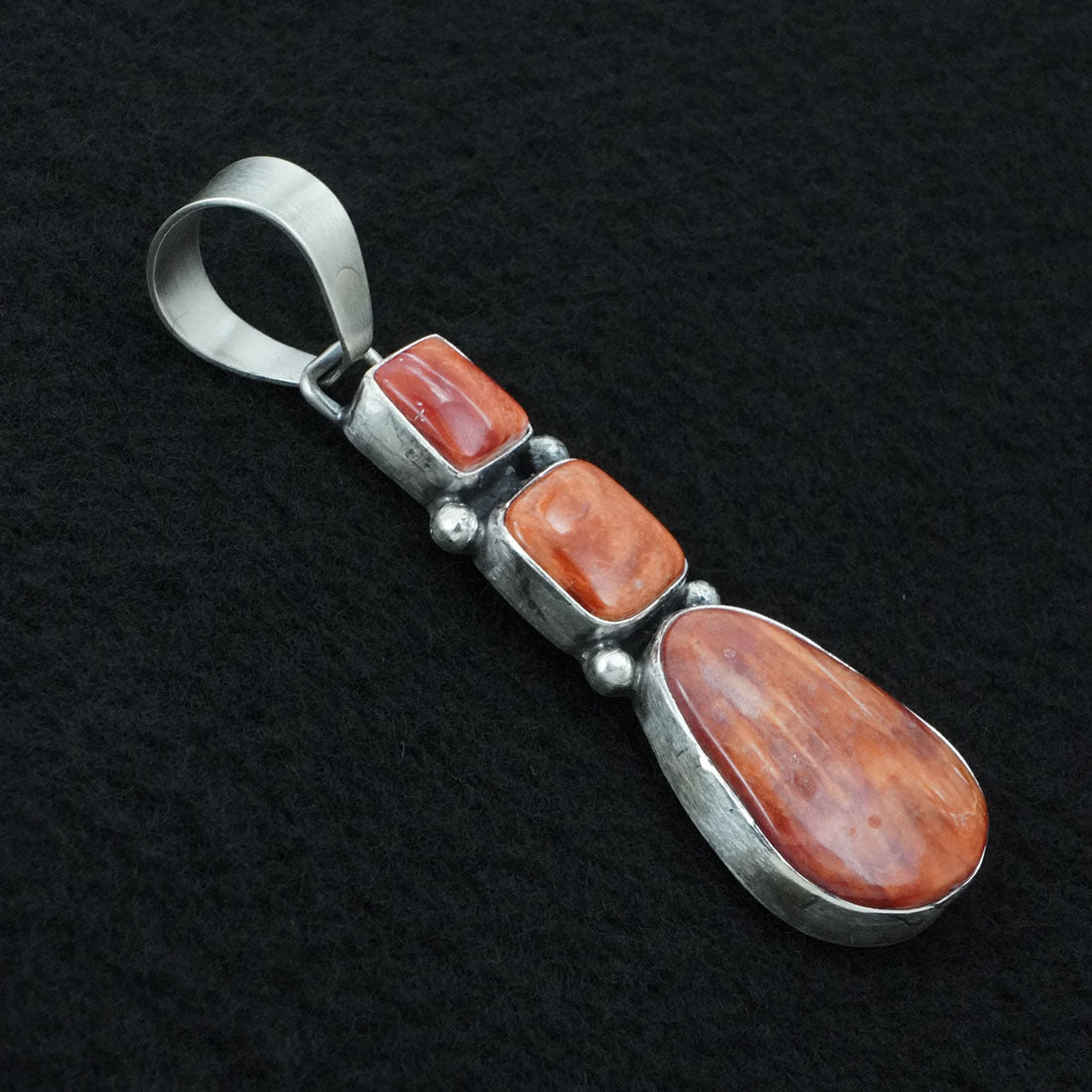 Bobby Johnson Spiny Oyster & Sterling Silver Pendant