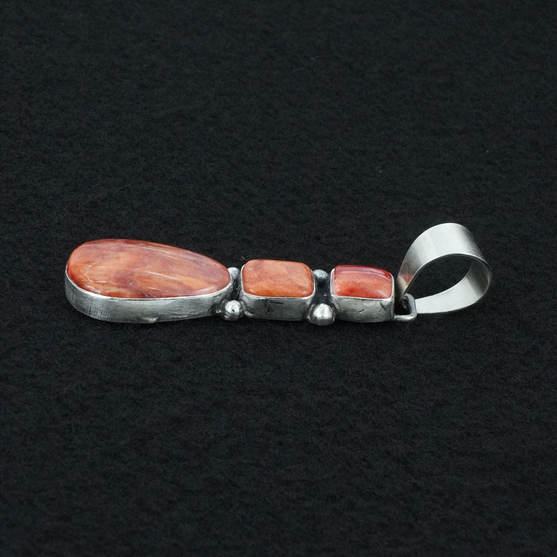 Bobby Johnson Spiny Oyster & Sterling Silver Pendant